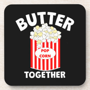 Posavasos Palomitas de maíz para película BUTTER Together