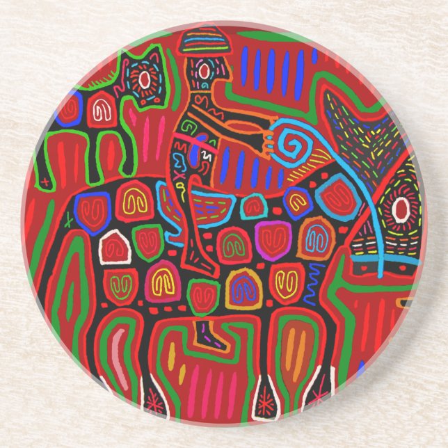 Posavasos Panama Mola - Salva un Caballo Monta un Vaquero (Frente)