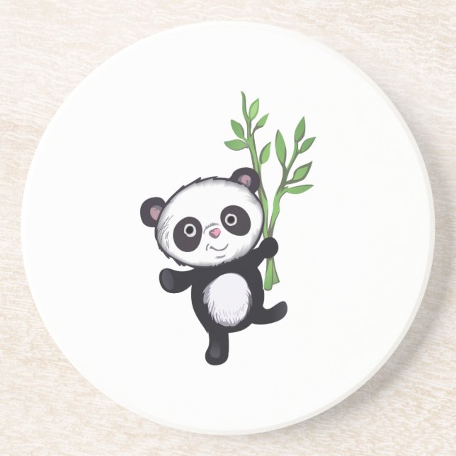 POSAVASOS PANDA CON BAMBÚ (Frente)