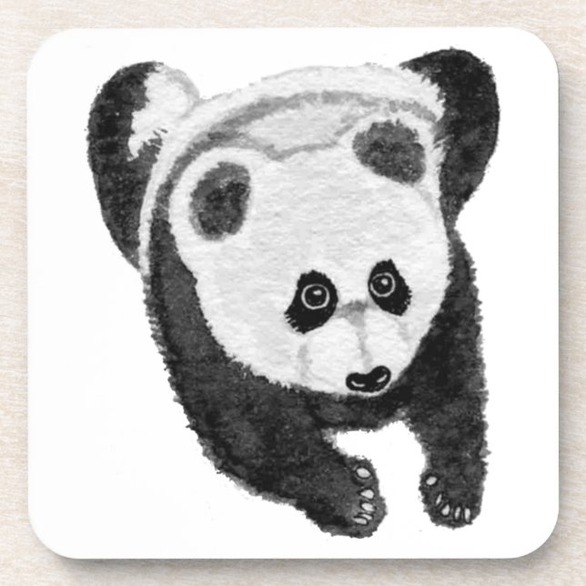 Posavasos Panda lying down (Frente)