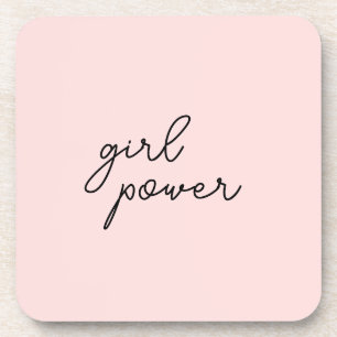 Posavasos Pandilla de Chicas Poder Feminista Moderno Rosa Li