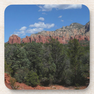 Posavasos Panorama de rocas rojas en Sedona Arizona