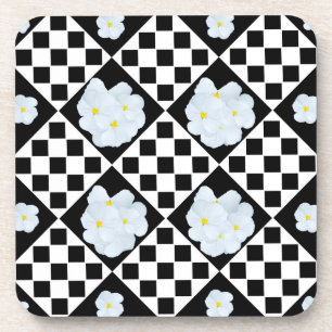 Posavasos Pansy Negro Y Blanco, Astras
