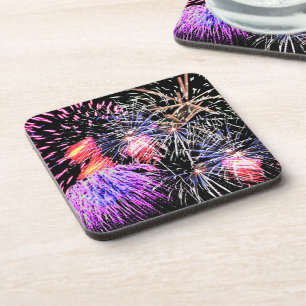 Posavasos Pantalla de fuegos artificiales