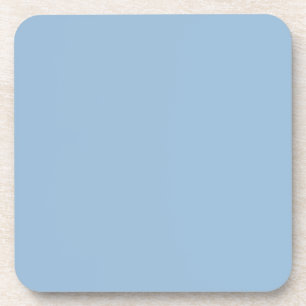 Posavasos PANTONE de color sólido azul cielo claro 14-4123 