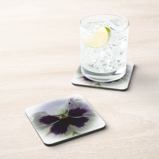 Posavasos Pañuelo morado y blanco (Lado Derecho)