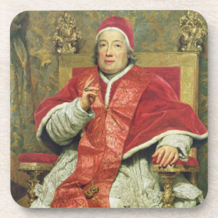 Posavasos Papa Clemente XIII (1693-1769) (aceite en lona)
