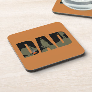 Posavasos papá de campamento