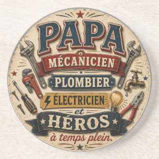 Posavasos Papa fête des pères