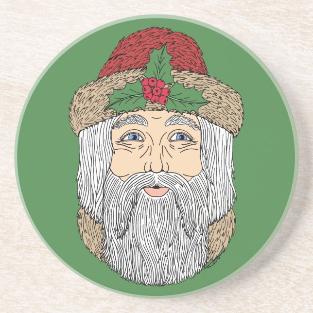 Posavasos Papá Noel Navidad (Frente)