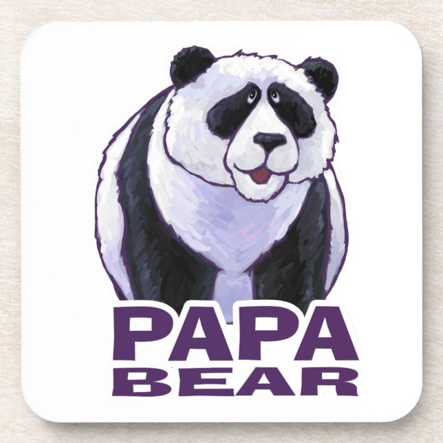 Posavasos Papa Panda Bear (Frente)