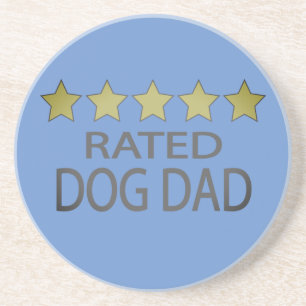 Posavasos Papá perro de cinco estrellas