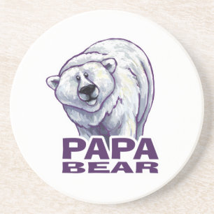 Posavasos Papa Polar Bear