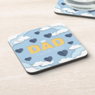 Posavasos Papá te amo, regalo del día del padre