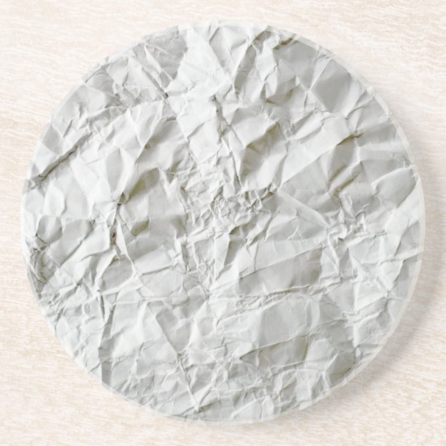 Posavasos Papel arrugado divertido (Frente)