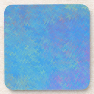 Posavasos Papel Azul Hermoso con Efecto de Mármol
