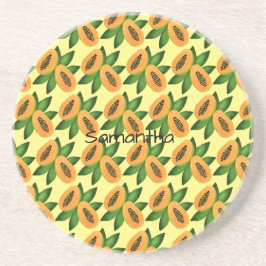 Posavasos Papel de envolvimiento de fruta de Papaya