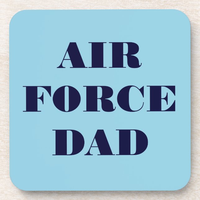Posavasos Papel de la Fuerza Aérea Coaster Set (Frente)