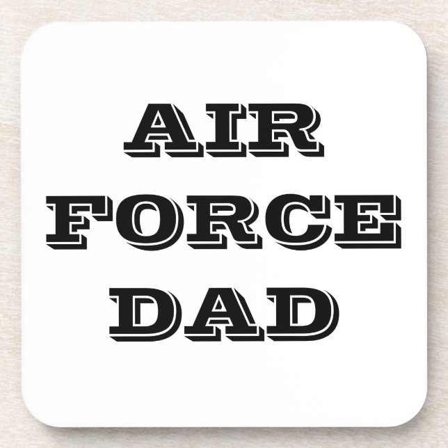 Posavasos Papel de la Fuerza Aérea Coaster Set (Frente)
