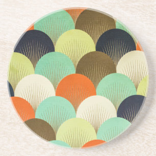 Posavasos Papel pintado colorido: diseño artístico.