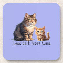 Papel plástico duro del tema del gato azul claro