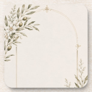 Posavasos Papelería de Boda Romántica en Viñedo