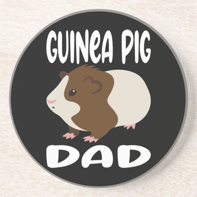 Posavasos Papi de cerdo de Guinea (Frente)