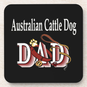 Posavasos Papi de perro de ganado australiano