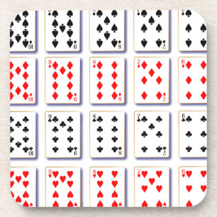 Posavasos Paquete de tarjetas en blanco