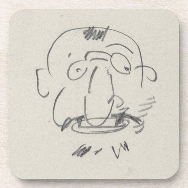 Posavasos Par Lui-Meme (lápiz de Lautrec de la carga en el (Frente)