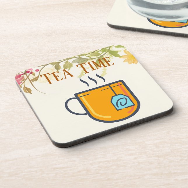 Posavasos para Bebida de la Hora del Té (Lado Izquierdo)