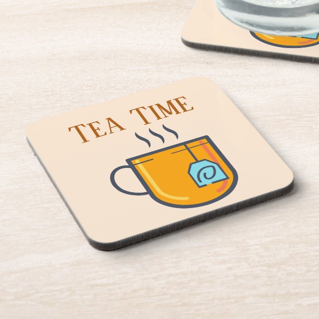 Posavasos para Bebida de la Hora del Té (Lado Izquierdo)