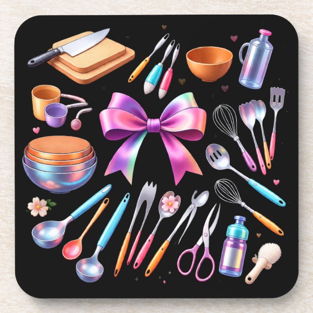 Posavasos para bebidas Arcoíris Accesorios de coci (Frente)