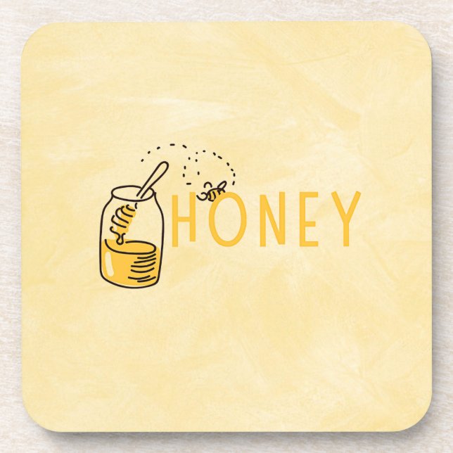 Posavasos para bebidas de miel (Frente)