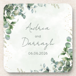 Posavasos para boda de Eucalipto 1001A