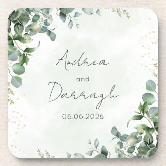 Posavasos para boda de Eucalipto 1001A
