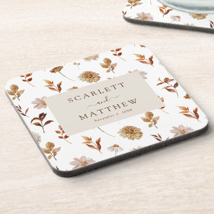 Posavasos para Boda de Otoño