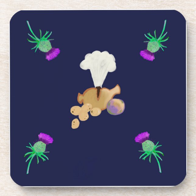 Posavasos para la cena de Burns (Frente)