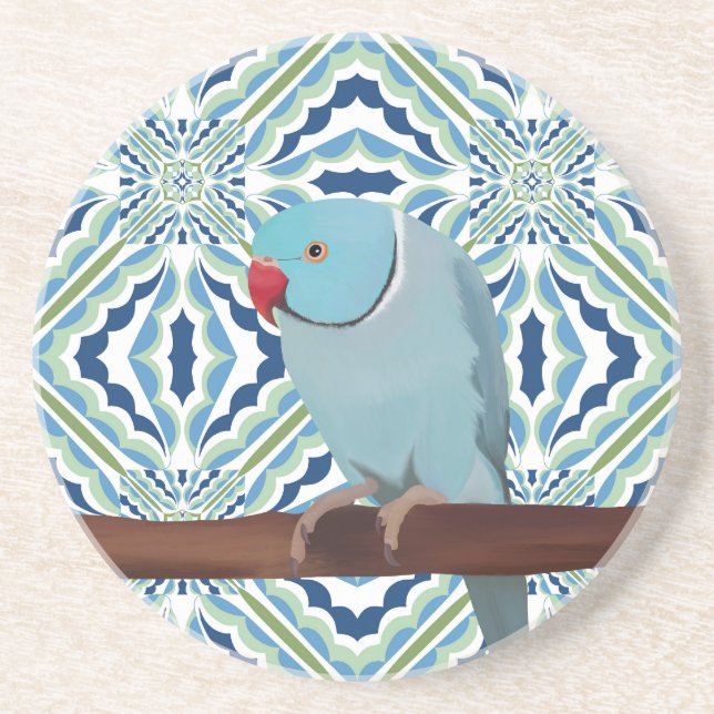 Posavasos Paracaídas azul indio (Frente)