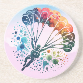 Posavasos Paracaidista colorido