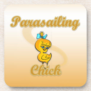 Posavasos Parasailing Chick
