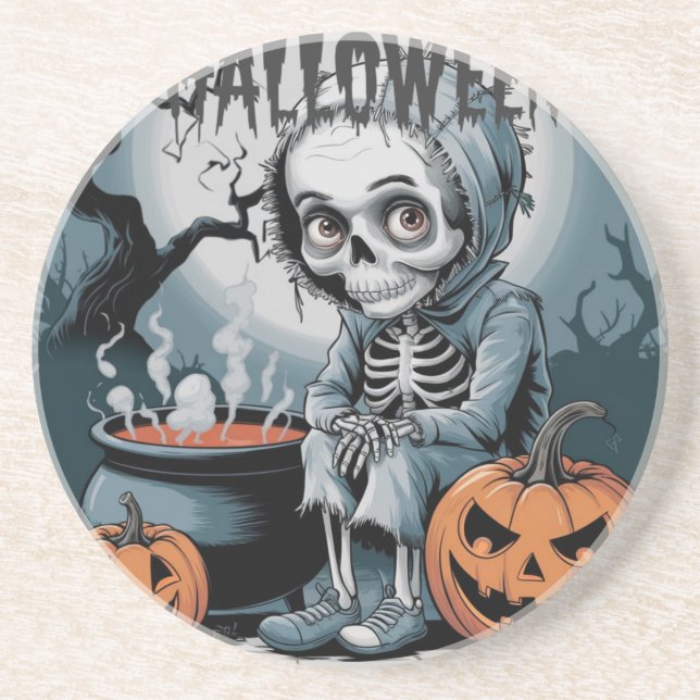 Posavasos Parche de calabaza (Frente)