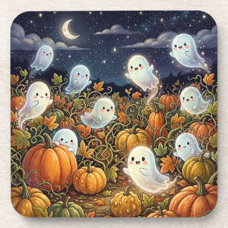 Posavasos Parche de Calabaza Embrujada