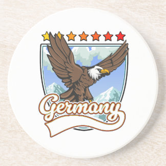 Posavasos parche de viaje a Alemania