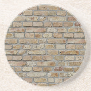Posavasos Pared de ladrillo marrón un diseño novedoso