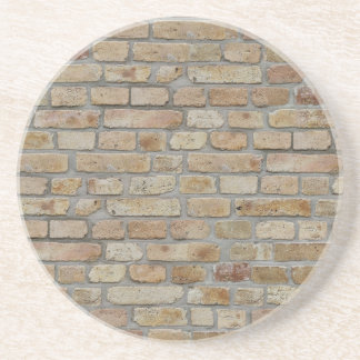Posavasos Pared de ladrillo marrón un diseño novedoso 