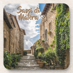 Posavasos Paredes de hiedra en Sassi di Matera Italia