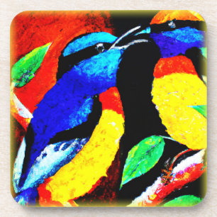 Posavasos Pareja de pájaros. ¡Hazte con una en Zazzle