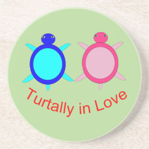 Posavasos Pareja De Tortuga Cuta