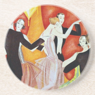 Posavasos Parejas bailarinas de los años 20